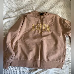 brown ASPEN crewneck